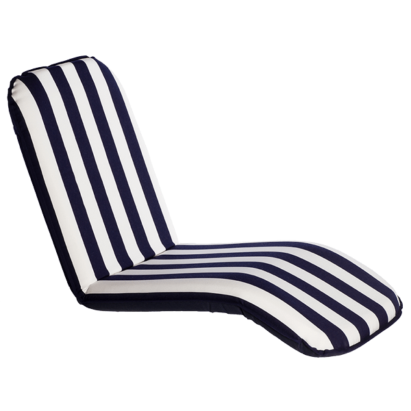 Comfort Seat Classic Kingsize blauw wit - Verstelbare boot comfort stoel