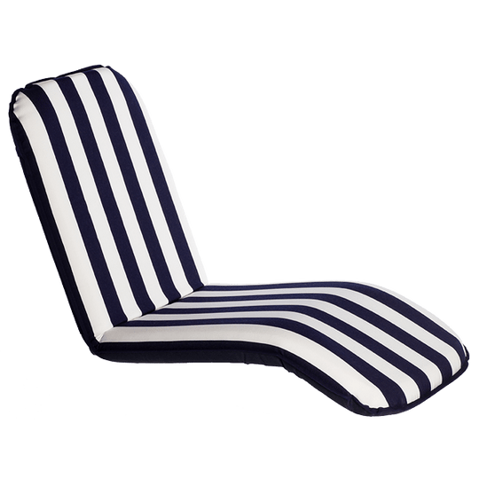 Comfort Seat Classic Kingsize blauw wit - Verstelbare boot comfort stoel