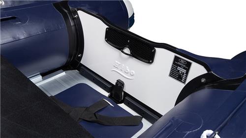 Hibo Pro 3.00, sterke spiegel, aluminium vloer, donkerblauw