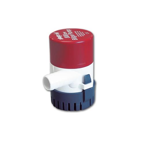 Rule 800 bilgepomp met zijuitlaat, rood-wit-blauw ontwerp