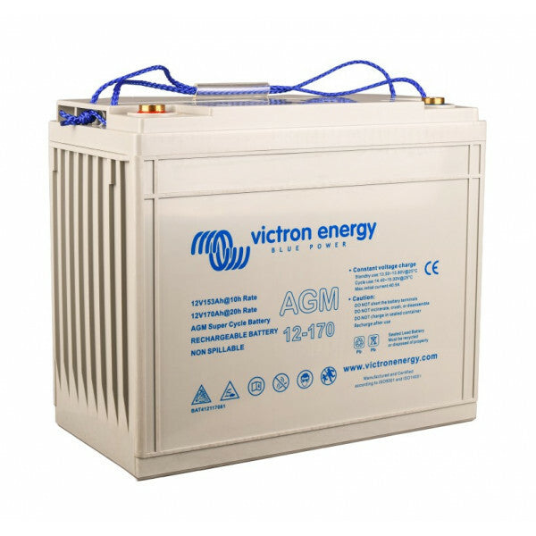 Victron AGM Super Cycle accu 12V/170Ah met M8 schroefdraad - krachtige en duurzame energiebron